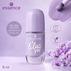 Essence gel nail colour Nagellack 17 i lilac you, 8ml