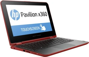 HP Pavilion x360 11-k001ng, rot, Pentium N3700, 4GB RAM, 500GB HDD, DE