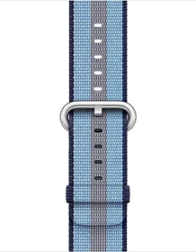 Apple Nylon-Armband gestreift für Apple Watch 38mm mitternachtsblau