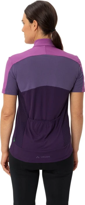 Vaude Matera FZ Trikot kurzarm eggplant (Damen)