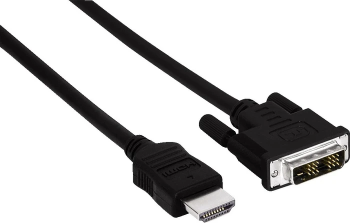 Hama HDMI/DVI Adapterkabel schwarz, 1.50m