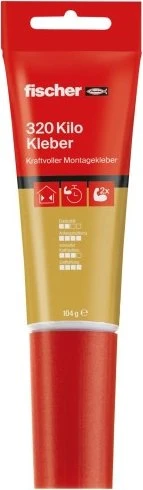 fischer 320 Kilo Kleber weiß, 80ml