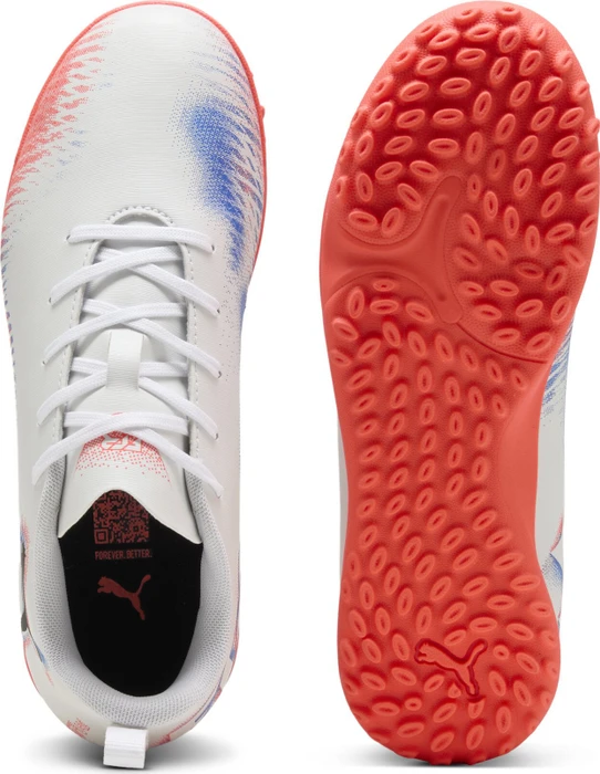 Puma Future 8 Play TT puma white/puma black/glowing red (Junior)