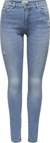 ONLY Skinny Mid Wauw Jeans light medium/blue denim (Damen)