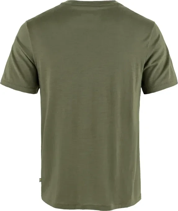 Fjällräven Hoja Wool Funktionsshirt kurzarm laurel green (Herren)