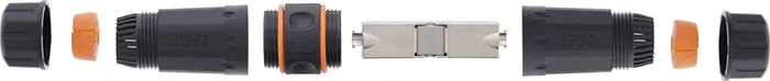 InLine Kabelverbinder RJ-45 Buchse/Verlegekabel Cat.6A, LSA, geschirmt, IP68, Outdoor