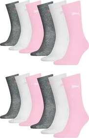 Puma Classic Crew Socken rose water, 6 Paare (Junior)