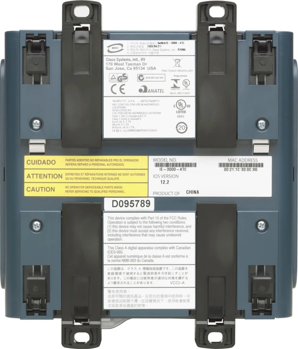 Cisco IE 3000 LAN Base Industrial Railmount Managed Switch, 4x RJ-45, 2x RJ-45/SFP, 2x Erweiterungsslot
