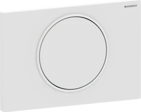 Geberit Sigma10 Betätigungsplatte weiß matt/weiß/weiß matt