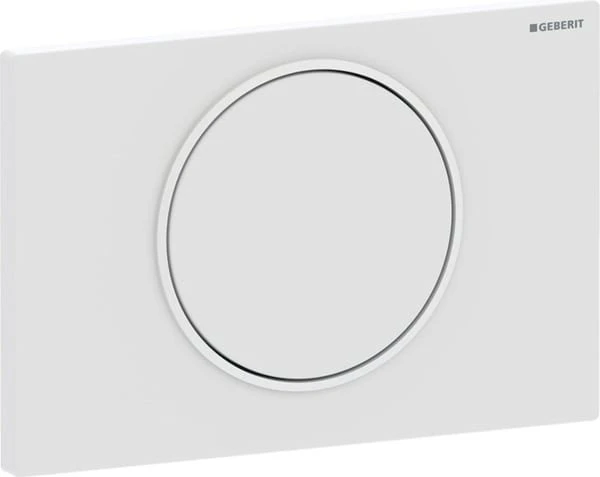 Geberit Sigma10 Betätigungsplatte weiß matt/weiß/weiß matt