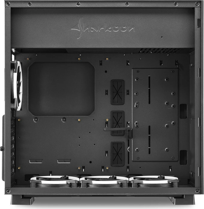 Sharkoon Pure Steel RGB Black, Glasfenster