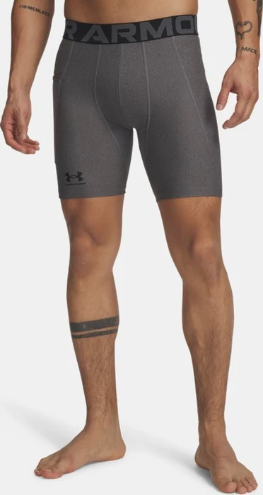 Under Armour HeatGear Armour Laufhose kurz carbon heather/black (Herren)