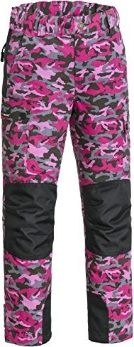 Pinewood Lappland Camou Hose lang hot pink jungle/schwarz (Junior)