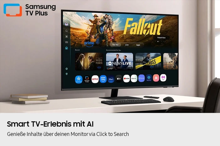 Samsung Smart Monitor M7 M70F, schwarz, 43"