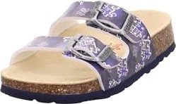 Superfit Fussbettpantoffel grau/orange (Junior)