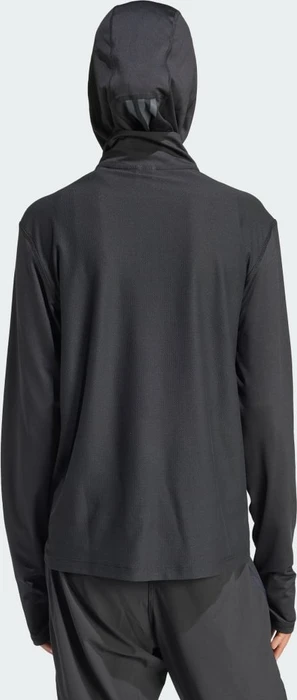 adidas Own The Run Half-Zip Laufshirt langarm schwarz (Damen)