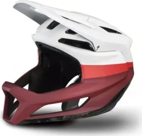 Specialized Gambit Fullface-Helm dove grey/maroon