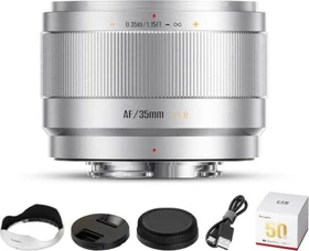 7artisans Lite 35mm 1.8 AF für Fujifilm X silber
