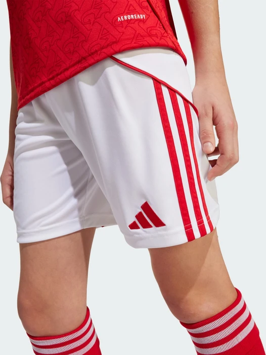 adidas FC Arsenal 2025/2026 Heimshorts white/better scarlet (Junior)