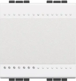 Bticino LivingLight Kreuzschalter SK 2-modulig, weiß