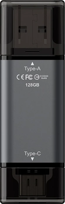 TeamGroup X1 128GB, USB-A + USB-C, USB 3.2 Gen 1×1