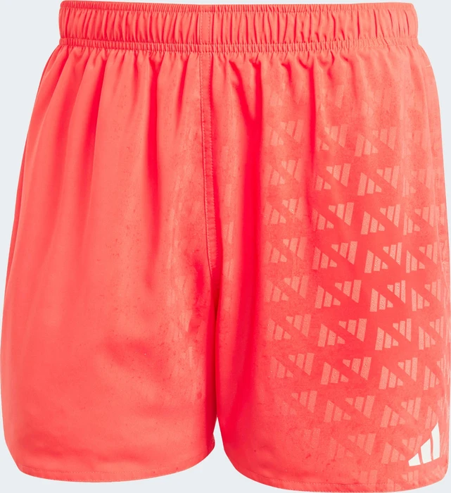 adidas Water Reactive Graphic 5-Inch Badeshorts semi lucid red/white (Herren)