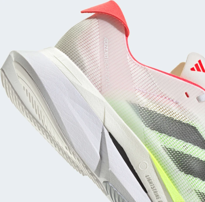 adidas Adizero Boston 12 cloud white/core black/lucid red (Damen)