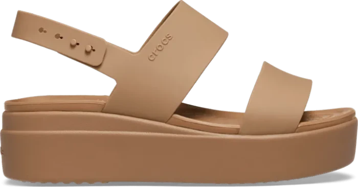 Crocs Brooklyn Low Wedge milk chocolate (Damen)