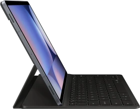 Samsung EF-DX820 Book Cover Keyboard Slim mit AI-Taste für Galaxy Tab S9+ / S9 FE+ / S10+, schwarz, DE
