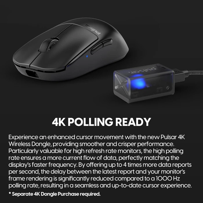 Pulsar Gaming Gears X2V2 Mini Wireless schwarz, USB