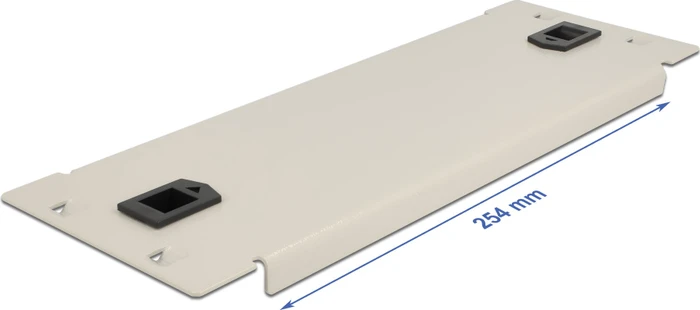 DeLOCK 10" Blindpanel, geschlossen, grau, 2HE
