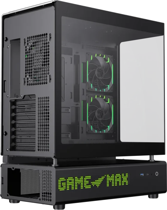 GameMax N90 Black, Glasfenster