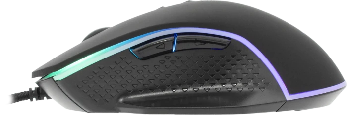 White Shark Gareth Black Gaming Mouse, schwarz, USB