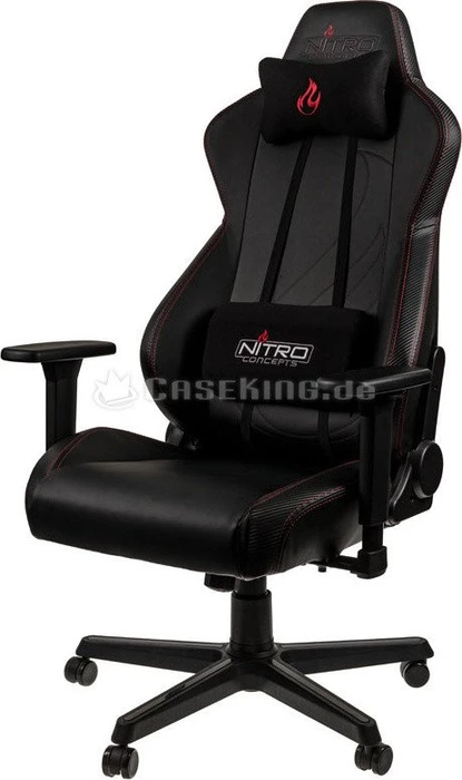 Nitro Concepts S300 EX Stealth Carbon Black Bürostuhl, schwarz
