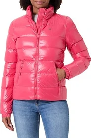 Tommy Hilfiger Slim Fit Puffer Down Jacke vintage cerise (Damen)