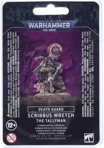 Games Workshop Warhammer 40.000 - Death Guard - Scribbus Wretch the Tallyman