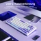 Ajazz AK820, White Purple, LEDs RGB, hot-swap, Ajazz Sea Salt, USB, DE Vorschaubild