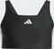 adidas 3-Sreifen V-Back Bikini-Set schwarz/weiß (Junior) Vorschaubild