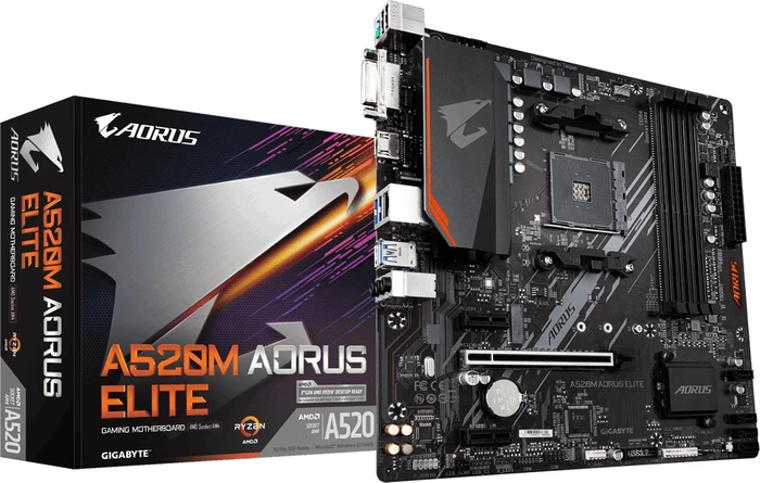 GIGABYTE A520M AORUS Elite (AMD AM4)