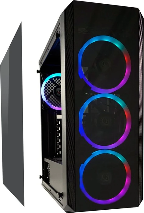 LC-Power Gaming 703B Quad Luxx, Glasfenster