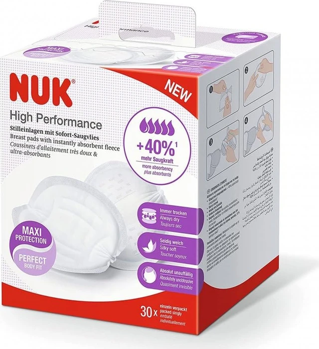 NUK High Performance Stilleinlagen, 30 Stück