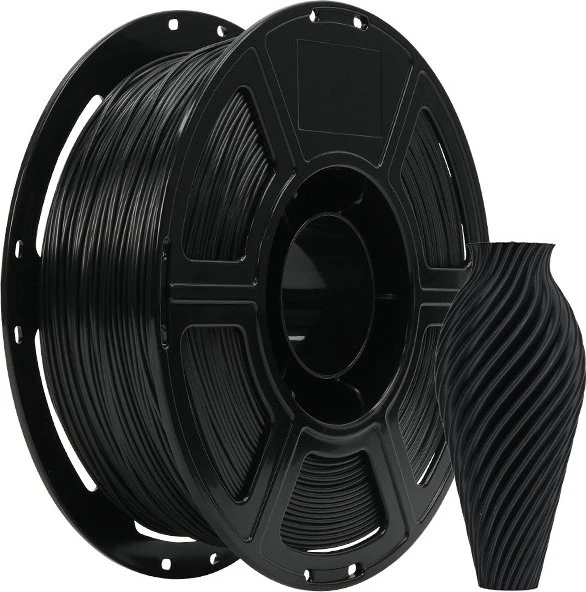 Flashforge PLA Silk, schwarz, Spule, 1.75mm, 1.00kg