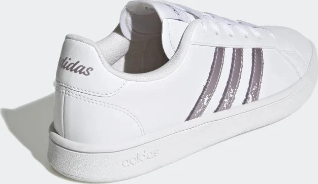 adidas Grand Court Base Beyond cloud white/matt purple met. (Damen)