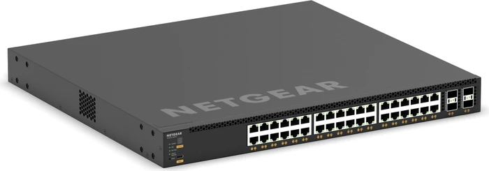 Netgear AVoIP M4350 Rackmount 10G Managed Switch, 36x RJ-45, 4x SFP28, 280W PoE++
