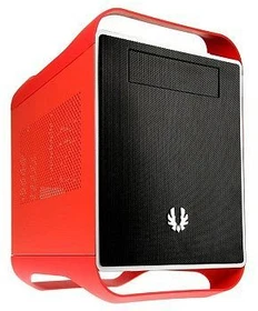 BitFenix Prodigy Embers rot/schwarz, Mini-ITX