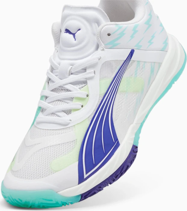 Puma Accelerate NitroSqd W+ puma white/electric peppermint/fizzy apple (Damen)