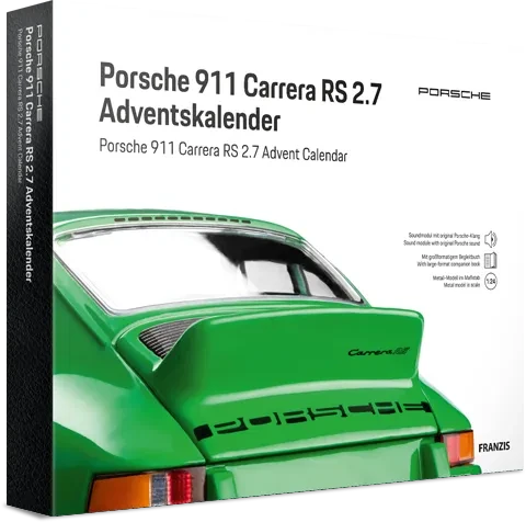 Franzis Porsche 911 Carrera RS 2.7 Adventskalender