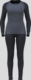 Odlo Active Warm Eco Set india ink/folkstone gray (Damen)