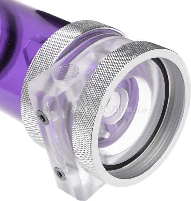PrimoChill CTR Phase 2 120mm Laing D5, Acetal klar, violett