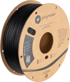 Polymaker PolyLite PLA Pro, schwarz, Spule, 1.75mm, 3.00kg
